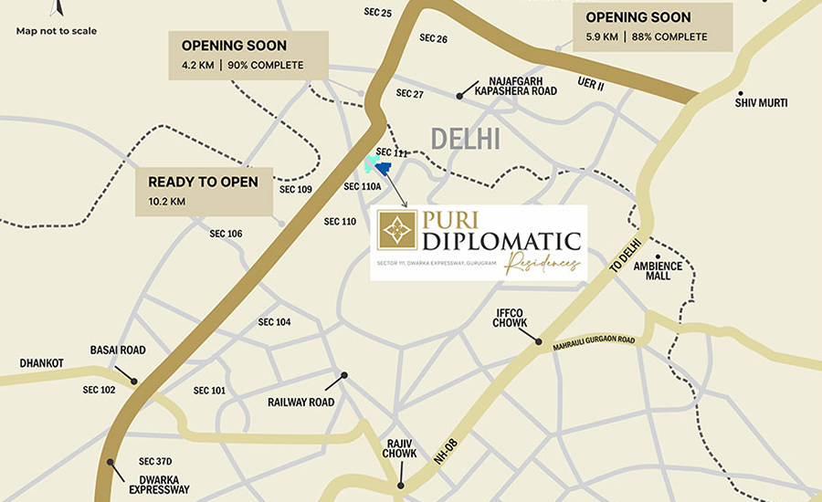 location Puri Diplomatic